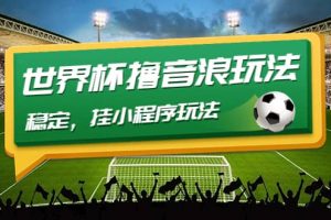 最新口子-世界杯擼音浪教程，穩定，小程序玩法 價值998