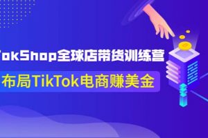 TikTokShop全球店帶貨訓(xùn)練營(yíng)【更新9月份】助力布局TikTok電商賺美金