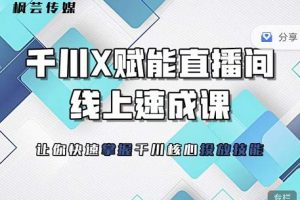 楓蕓傳媒-線上千川提升課，提升千川認知，提升千川投放效果