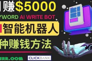 月賺5000美元的網(wǎng)絡(luò)營銷利器，利用Ai寫作工具Anyword賺錢的三種途徑