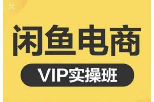 魚客·閑魚電商零基礎入門到進階VIP實戰課程，幫助你掌握閑魚電商所需的各項技能