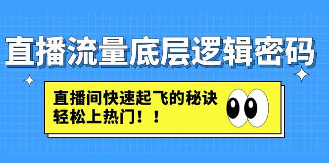 直播流量底層邏輯密碼:直播間快速起飛的秘訣,輕松上熱門插圖 直播流量底層邏輯密碼:直播間快速起飛的秘訣,輕松上熱門插圖