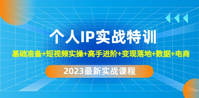 2023個人IP實戰特訓:基礎準備 短視頻實操 高手進階 變現落地 數據 電商插圖 2023個人IP實戰特訓:基礎準備 短視頻實操 高手進階 變現落地 數據 電商插圖