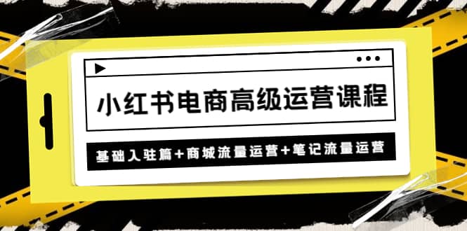 小紅書電商高級運營課程：基礎入駐篇 商城流量運營 筆記流量運營插圖