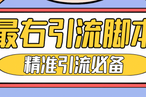 【引流必備】神鷹-最右引流腳本【永久版腳本 詳細教程】