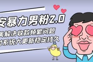 七安暴力男粉2.0 完美解決收款頻繁問題 收付系統大更新穩定持久(教程 素材)