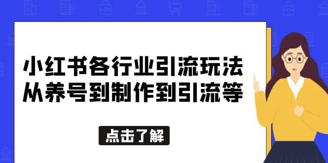 小紅書各行業引流玩法，從養號到制作到引流等，一條龍分享給你插圖
