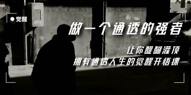 覺醒-做一個(gè)通透強(qiáng)者,讓你醍醐灌頂,擁有通透人生,掌握強(qiáng)大的秘密插圖 覺醒-做一個(gè)通透強(qiáng)者,讓你醍醐灌頂,擁有通透人生,掌握強(qiáng)大的秘密插圖