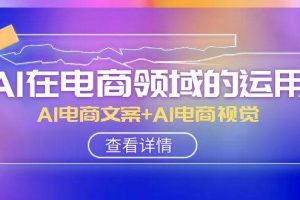 AI-在電商領(lǐng)域的運(yùn)用線上課，AI電商文案 AI電商視覺（14節(jié)課）