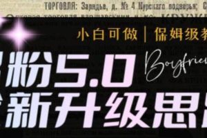 男粉5.0，全新升級思路，全自動掛機玩法，一天收入1500