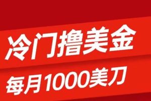 冷門擼美金項目：只需無腦發(fā)帖子，每月1000刀，小白輕松掌握