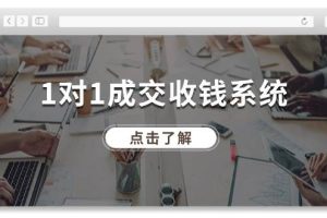 1對1成交 收錢系統，十年專注于引流和成交，全網130萬+粉絲