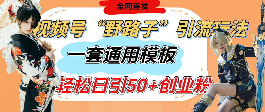 視頻號“野路子”玩法,評論區瘋狂截流,一套模板單日單號引流50+創業粉
