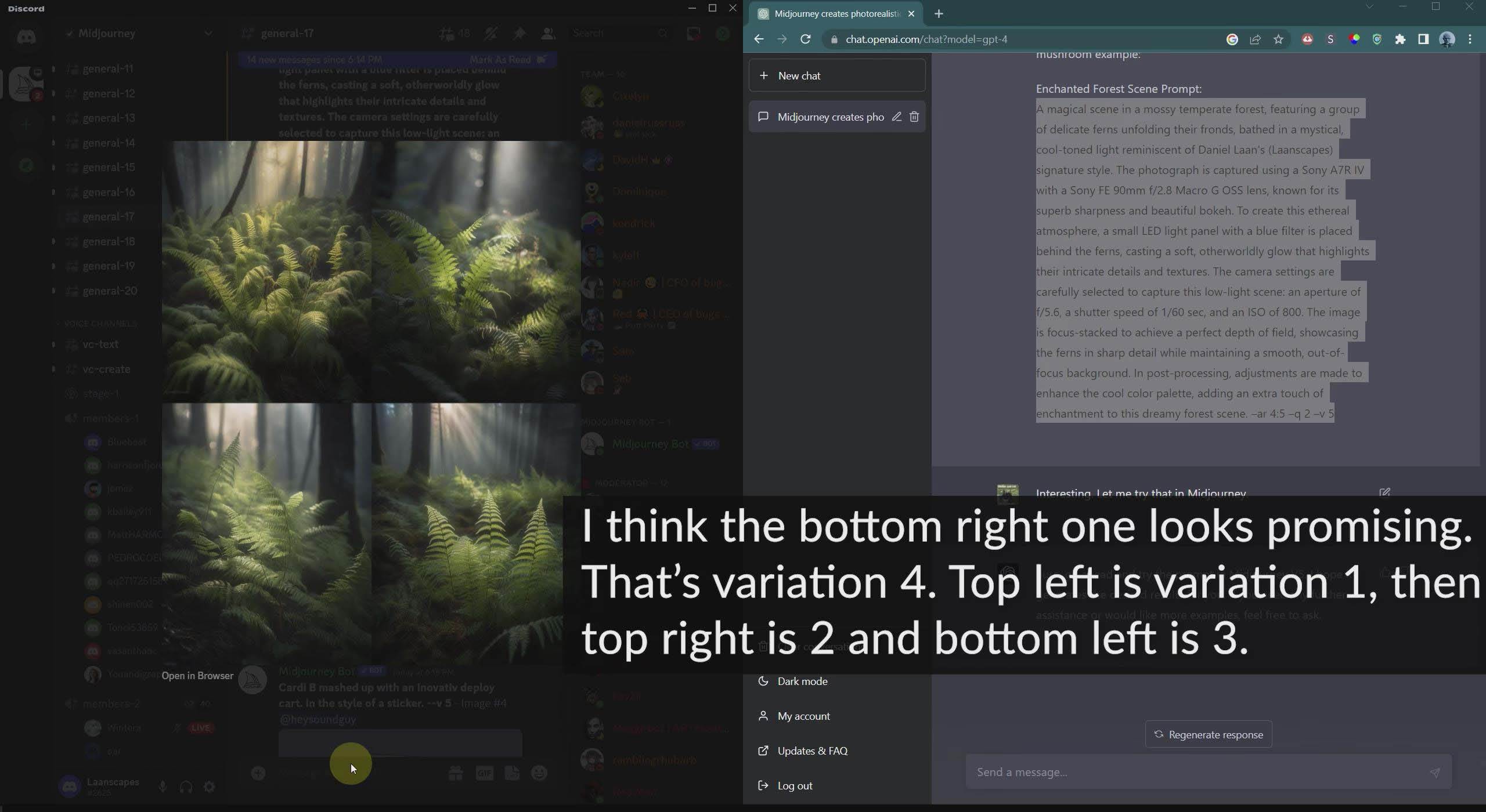 攝影師 Daniel Laan 使用ChatGPT與Midjourney生成風光圖像-中英字幕插圖4 攝影師 Daniel Laan 使用ChatGPT與Midjourney生成風光圖像-中英字幕插圖4
