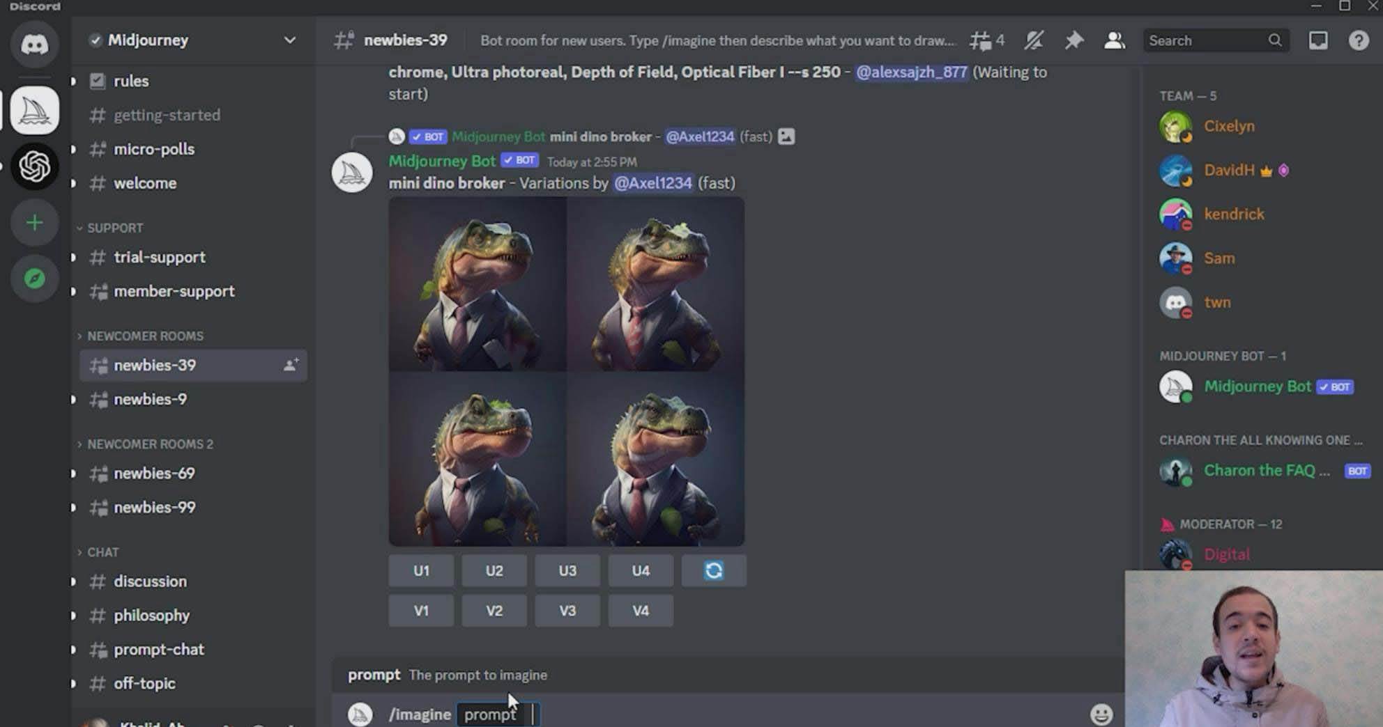 Midjourney 精通教程-使用Midjourney AI創建美麗藝術圖像-36節課-中英字幕插圖1 Midjourney 精通教程-使用Midjourney AI創建美麗藝術圖像-36節課-中英字幕插圖1