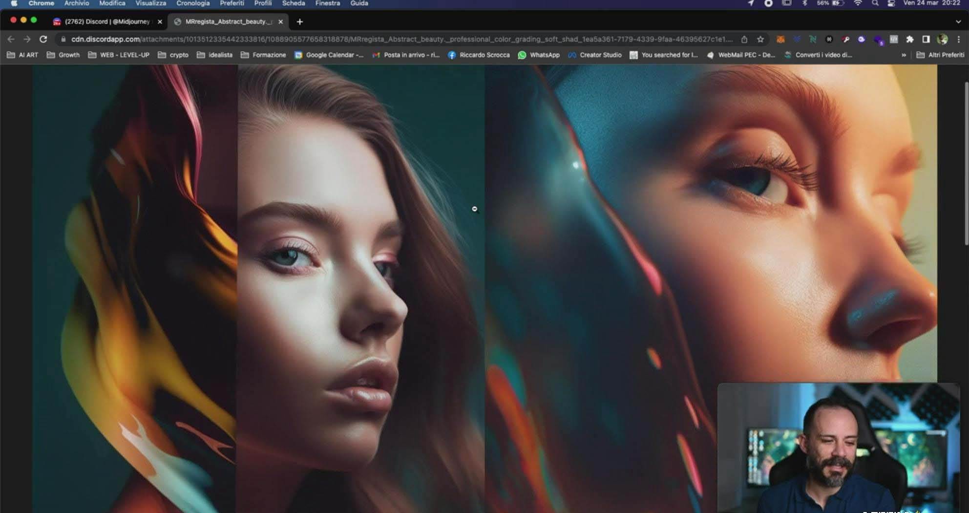 Midjourney AI人工智能創建和銷售令人驚嘆的海報教程-10節課-中英字幕插圖7
