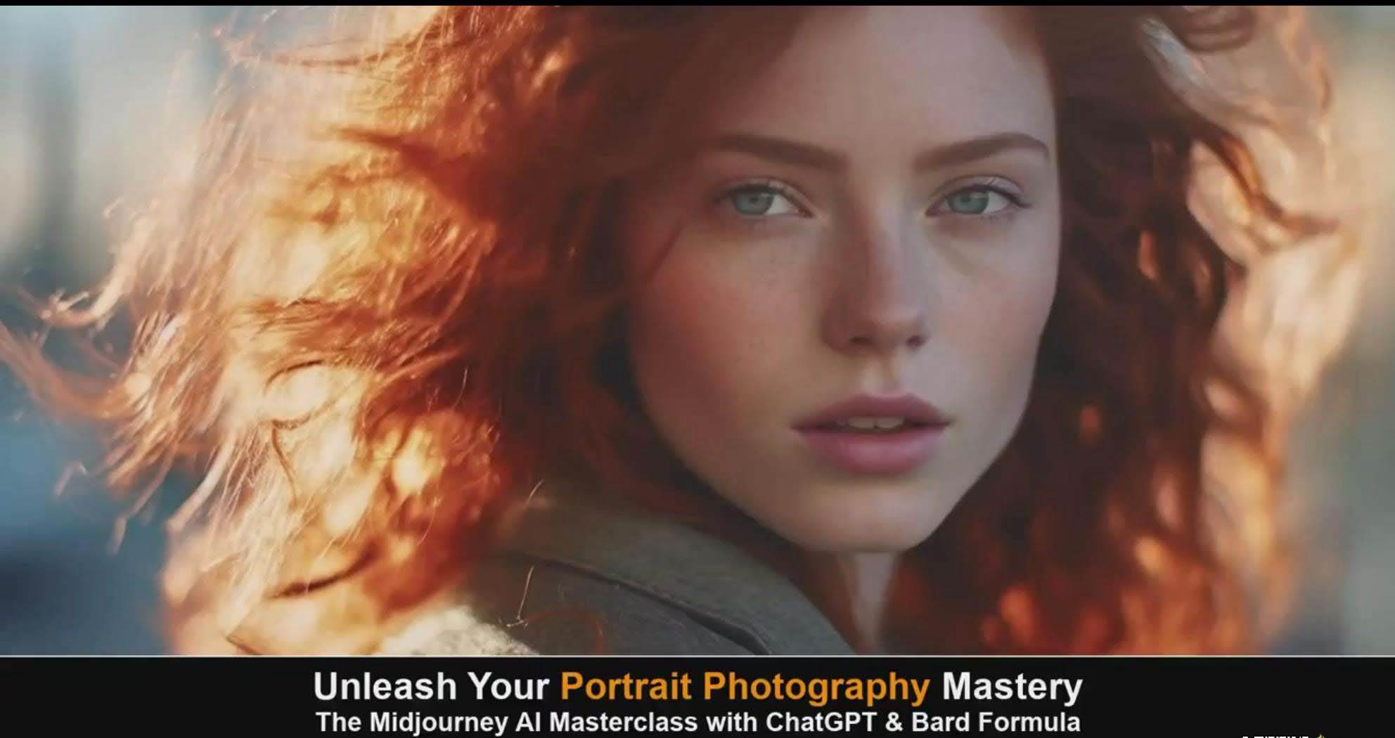 Midjourney v5 ChatGPT 和 Bard AI人工智能人像攝影大師班-15節-中英字幕插圖2