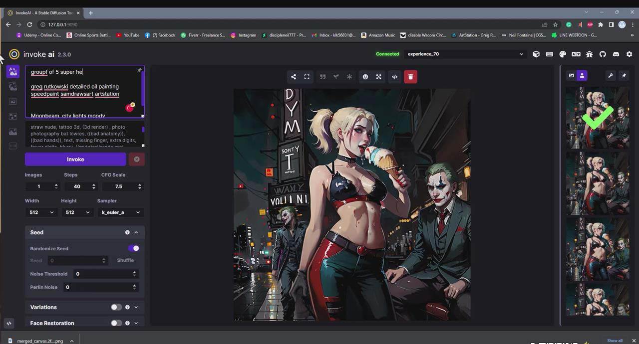 Invoke AI 繪畫教程-零基礎(chǔ)創(chuàng)作可以銷售的完美插圖-49節(jié)-中英字幕插圖4 Invoke AI 繪畫教程-零基礎(chǔ)創(chuàng)作可以銷售的完美插圖-49節(jié)-中英字幕插圖4