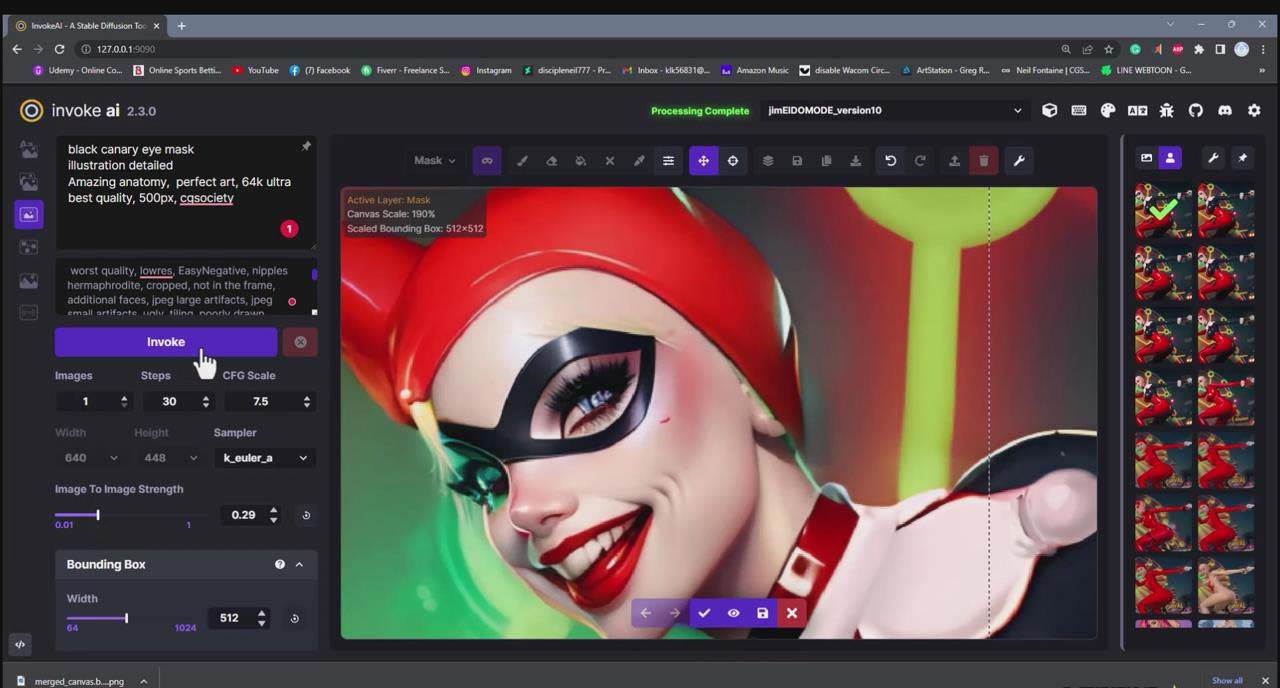 Invoke AI 繪畫教程-零基礎(chǔ)創(chuàng)作可以銷售的完美插圖-49節(jié)-中英字幕插圖5 Invoke AI 繪畫教程-零基礎(chǔ)創(chuàng)作可以銷售的完美插圖-49節(jié)-中英字幕插圖5